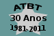 Logo da ATBT 30 anos